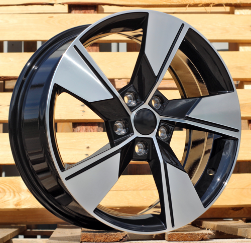 RACINGLINE R17x7 5X112 ET 46 57.1 I5626 Black Polished (MB) For SKODA (P2)