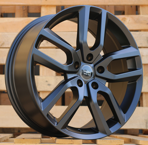 RACINGLINE R18x7.5 5X114.3 ET 45 73.1 B5883 Black Half Matt (BLHM) For RACIN (K4)