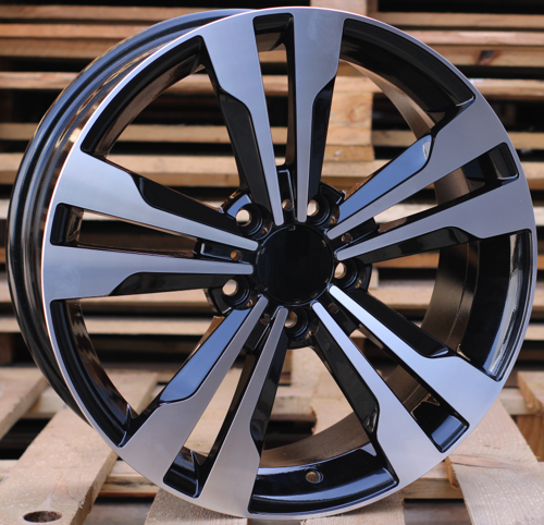 RACINGLINE R17x7.5 5X112 ET 44 66.6 BK754 (FR936/QC1106) Black Polished (MB) For MER (K7)