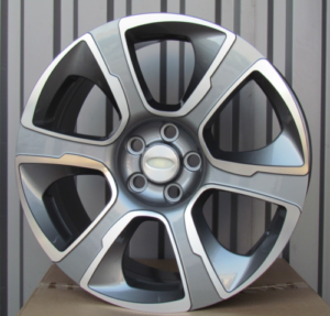 RACINGLINE R20x9 5X120 ET 50 72.6 D6052 (A605207 NX) Grey Polished (MG) For LAND