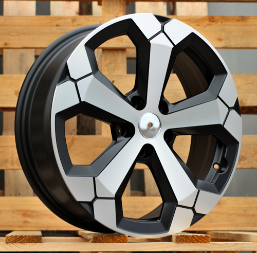 RACINGLINE R17x6.5 5X114.3 ET 32 66.1 Y1274 Black Polished Half Matt (MBHM) For DACIA (K2+L4) (NEW Model)