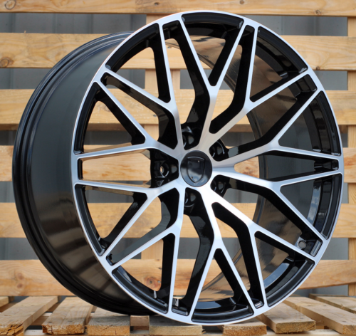 RACINGLINE R20x9 5X130 ET 50 71.6 3S1067 (H3082F) Black Polished (MB) For PORCH (K8) (HYBRID FORGED)