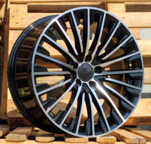 RACINGLINE R18x8 5X112 ET 43 66.6 FBX132 Black Polished (MB) For MER (P1) (HYBRID FORGED)