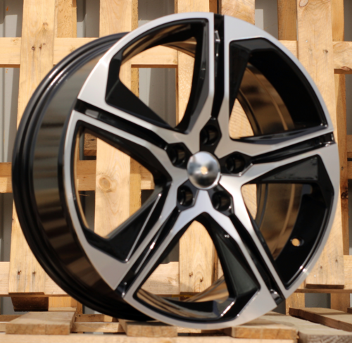 RACINGLINE R18x7.5 5X112 ET 46 57.1 B5817 Black Polished (MB) For SEAT (L5)