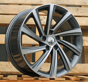 RACINGLINE R18x8 5X112 ET 45 57.1 D2403 Grey Polished (MG) For SKODA (Z3) (New Model)