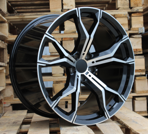 RACINGLINE R20x11 5X120 ET 37 74.1 B5498 (HE5034) Black Polished (MB) For  (P1) (Rear+Front)