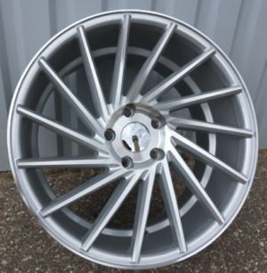 RACINGLINE R20x9.5 5X120 ET 38 72.6 LU589 (M7L) Polished Silver (MS) For RACIN