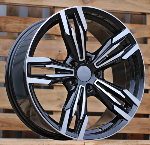 RACINGLINE R20x8.5 5X120 ET 33 72.6 BY983 Black Polished (MB) For  (Z4) (REAR+FRONT)