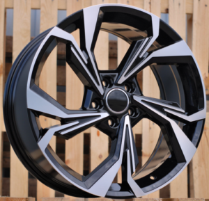 RACINGLINE R19x8 5X112 ET 45 66.5 B5893 Black Polished (MB) For AUD (K2+K4)