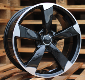 RACINGLINE R19x8.5 5X112 ET 32 66.5 BK217 (BY939) Black Polished (MB) For AUD (Z3)