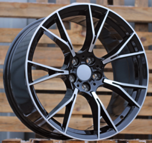 RACINGLINE R18x8 5X120 ET 30 72.6 B1617 (IND7046) Black Polished (MB) For  (K7)