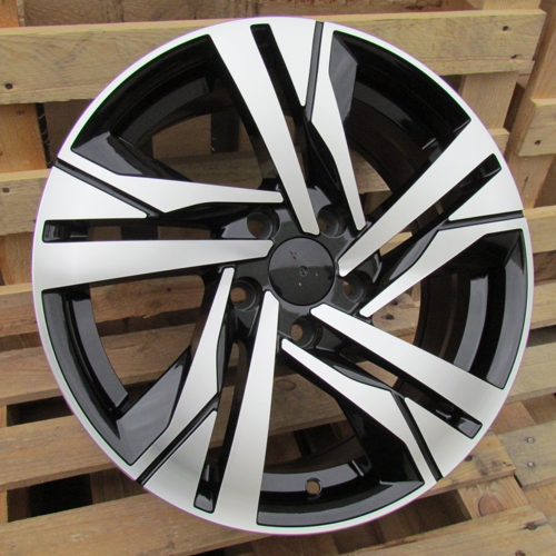 RACINGLINE R16x7 4X108 ET 32 65.1 B5543 Black Polished (MB) For PEUG (R)