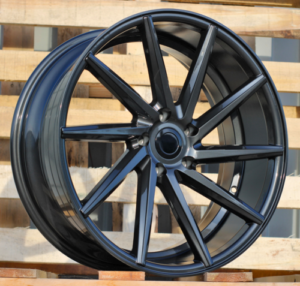 RACINGLINE R20x8.5 5X112 ET 30 66.5 B1058 Black (BL) For RACIN (Z3) (LEFT SIDE (Style Vossen)