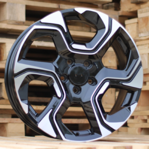 RACINGLINE R18x7 5X114.3 ET 45 64.1 B5389 Black Polished (MB) For HOND (K4)
