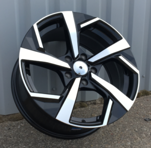 RACINGLINE R19x7.5 5X114.3 ET 40 66.1 XE173 (LU1587) Black Polished (MB) For NISS (Z5)