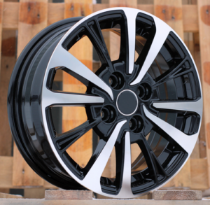 RACINGLINE R14x5.5 4X100 ET 40 54.1 B1846 Black Polished (MB) For TOYOT (Z4)