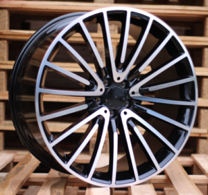 RACINGLINE R22x9 5X112 ET 32 66.6 MR532 (IN0235) Black Polished (MB) For MER (K7+P1) (REAR+FRONT)