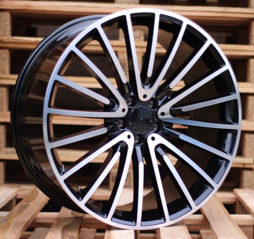 RACINGLINE R22x9 5X112 ET 32 66.6 MR532 (IN0235) Black Polished (MB) For MER (K7+P1) (REAR+FRONT)