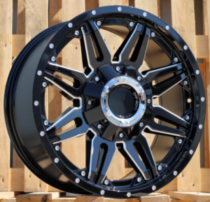 RACINGLINE R20x9 10X114/127 ET 0 87.1 L1447 Black (BL) For 4X4 (K3) (Milling)