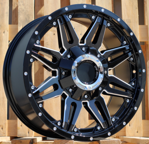 RACINGLINE R20x9 10X114/127 ET 0 87.1 L1447 Black (BL) For 4X4 (K3) (Milling)
