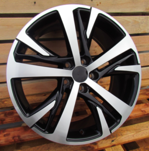 RACINGLINE R18x7.5 5X108 ET 42 65.1 XE390 Black Polished (MB) For PEUG (P1)