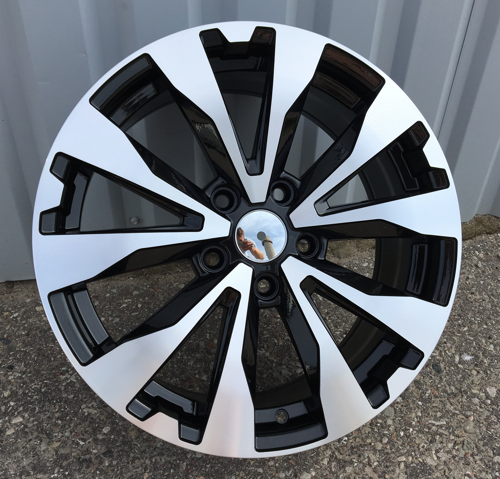 RACINGLINE R18x7 5X114.3 ET 48 56.1 FE117 Black Polished (MB) For SUBAR (K7)