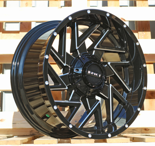 RACINGLINE R20x10 12X135/139 ET M12 106.1 B1508 Black (BL) For 4X4 (K3) (Milling)