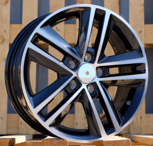 RACINGLINE R15x6 5X100 ET 40 57.1 SW110 Black Polished (MB) For VW (P1)