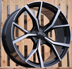 RACINGLINE R17x7.5 5X112 ET 41 57.1 B5801 (IN5499) Black Polished (MB) For VW (K7)