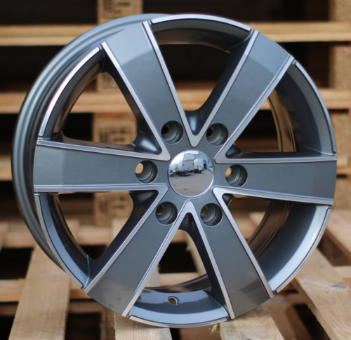 RACINGLINE R16x7 6X130 ET 60 84.1 BK474 Grey Polished (MG) For MER (R+K4) (4x4 (max 1250kg)