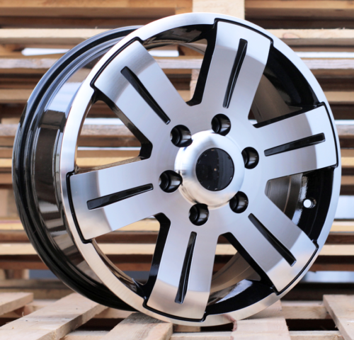RACINGLINE R16x7 6X130 ET 55 84.1 BK562 Black Polished (MB) For MER (D5+D3+R) (max 1400kg)
