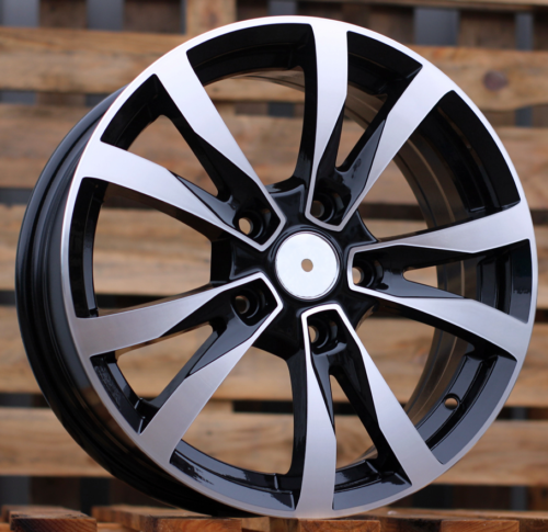 RACINGLINE R16x6.5 5X118 ET 45 71.1 BK533 Black Polished (MB) For OPEL (K4)