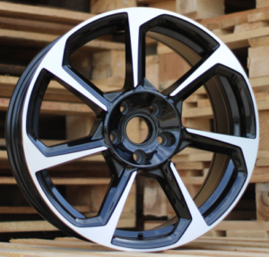 RACINGLINE R19x8.5 5X112 ET 38 66.5 B5213 (YF7070) Black Polished (MB) For AUD (P2) (HYBRID FORGED)