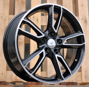 RACINGLINE R18x7.5 5X114.3 ET 48 67.1 M502 (FR560) Black Polished (MB) For MAZDA (P1)