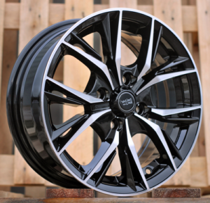 RACINGLINE R14x6 4X100 ET 40 60.1 B5400 Black Polished (MB) For RACIN (K4)
