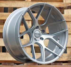 HAXER R20x9 5X120 ET 15 74.1 SSA03 (HX022) Polished Silver Half Matt (MSHM) For HAXER (Z3) (Rear+Front)
