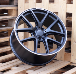 RACINGLINE R21x10 5X130 ET 33 84.1 A8221 Black Matt+Polished Lip (BMPL) For MER (P+Z1)