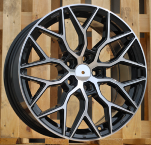 RACINGLINE R17x7.5 5X108 ET 40 67.1 B5812 Black Polished (MB) For RACIN (K4) (Style Vossen)
