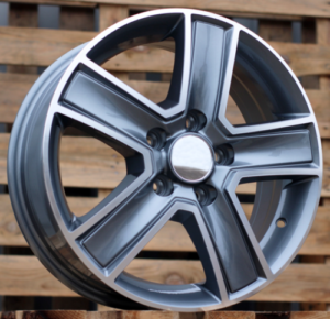 RACINGLINE R16x6.5 5X114.3 ET 50 66.1 BK473 Grey Polished (MG) For RENAU (L1+P2+R) (Trafic/Opel Vivaro (max 1250kg)
