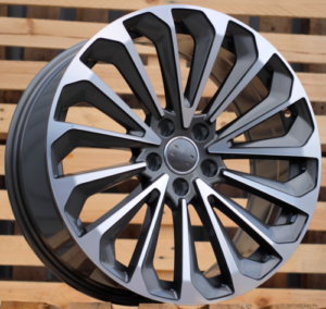 RACINGLINE R21x9.5 5X112 ET 36 66.5 A5827 Grey Polished (MG) For AUD (P) (E-Tron)