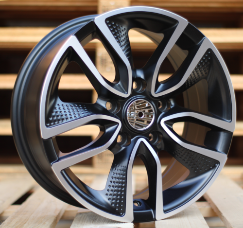 RACINGLINE R16x6.5 5X108 ET 40 67.1 B5087 Black Polished Half Matt (MBHM) For RACIN (R)