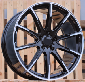 RACINGLINE R19x8.5 5X112 ET 41 66.6 FE236 (XF120) Black Polished (MB) For MER (P1) (HYBRID FORGED New BRABUS (Front+Rear)