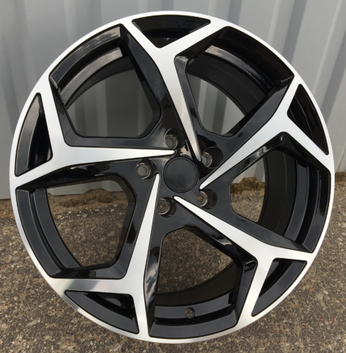 RACINGLINE R18x8 5X112 ET 44 57.1 XE182 (BK5512) Black Polished (MB) For VW (K4)