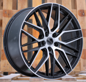 HAXER R19x8.5 5X114.3 ET 40 73.1 HX035 (B5902) Black Polished Half Matt (MBHM) For HAXER (P2+K4)