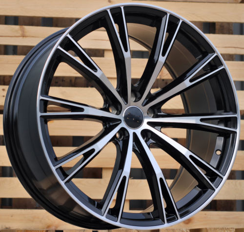 RACINGLINE R22x9.5 5X112 ET 31 66.5 H5060 (IN1111) Black Polished (MB) For AUD (K8)