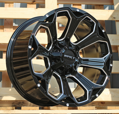 RACINGLINE R20x10 12X135/139 ET M12 106.1 B1560 Black (BL) For 4X4 (K3) (Milling)