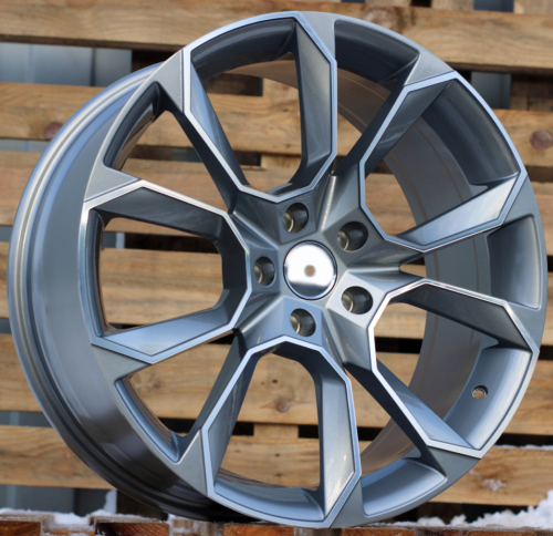 RACINGLINE R16x6.5 5X112 ET 46 57.1 SK516 (BK5278) Grey Polished (MG) For SKODA (R)