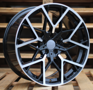 RACINGLINE R19x9.5 5X112 ET 37 66.6 B1383 Black Polished+Powder Coating (MBPC) For