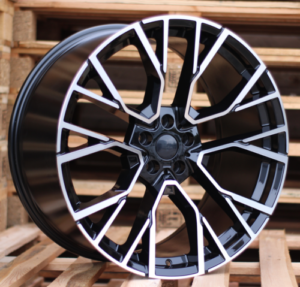 RACINGLINE R22x10.5 5X112 ET 43 66.6 B5769 Black Polished (MB) For  (P) (Rear+Front)