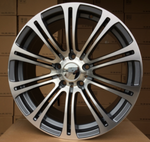 RACINGLINE R17x7.5 5X120 ET 34 72.6 E568 (BK139) Grey Polished (MG) For  (K4)